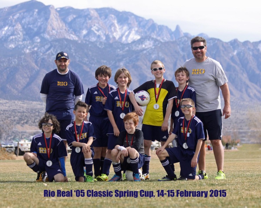 Rio Rapids Real -05 2015 Classic FC Spring Cup Silver U10B Runner Up.