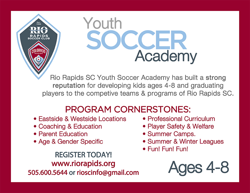 RRSC Youth Academy Sign Up Flyer 112415