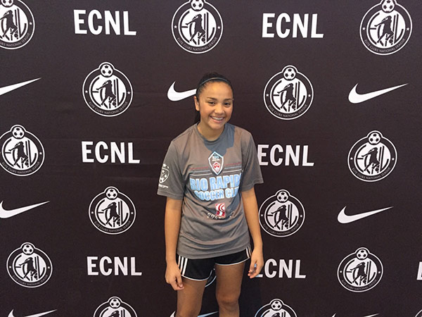 Alex Peralta makes her ECNL Debut!