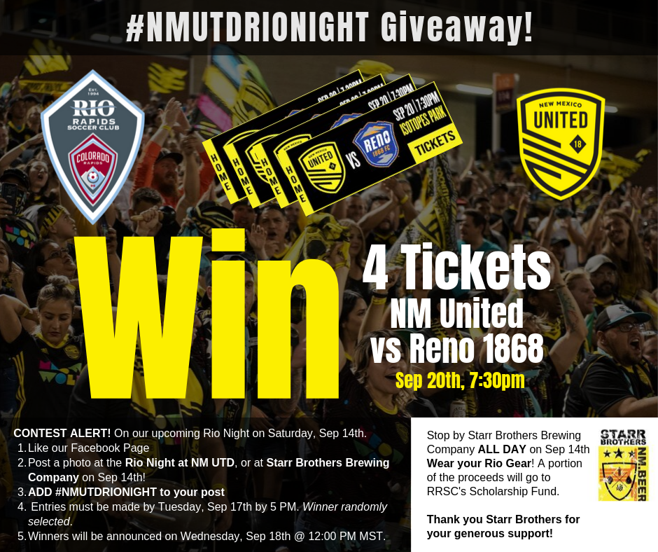 RRSC NM United Night Giveaway