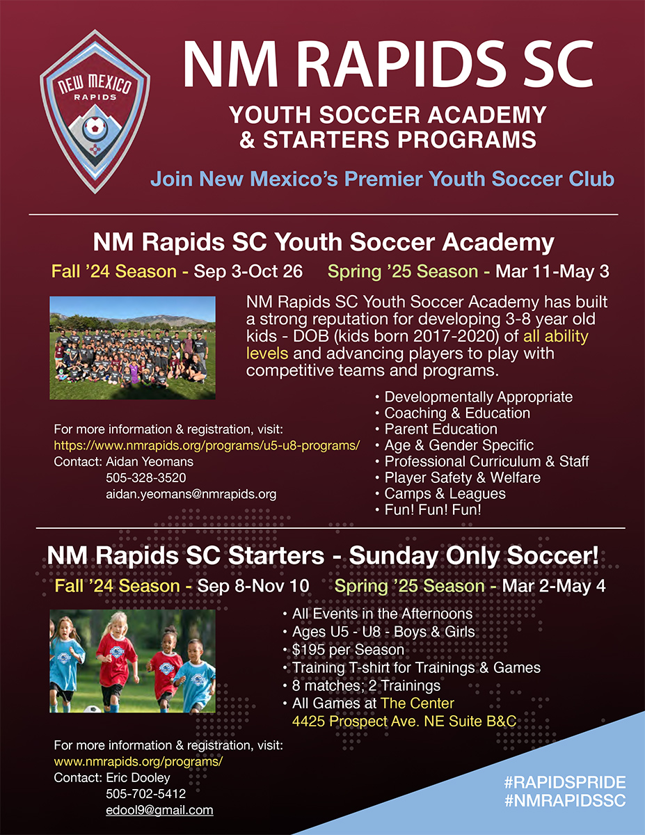 RRSC Youth Academy Starters Flyer 2024