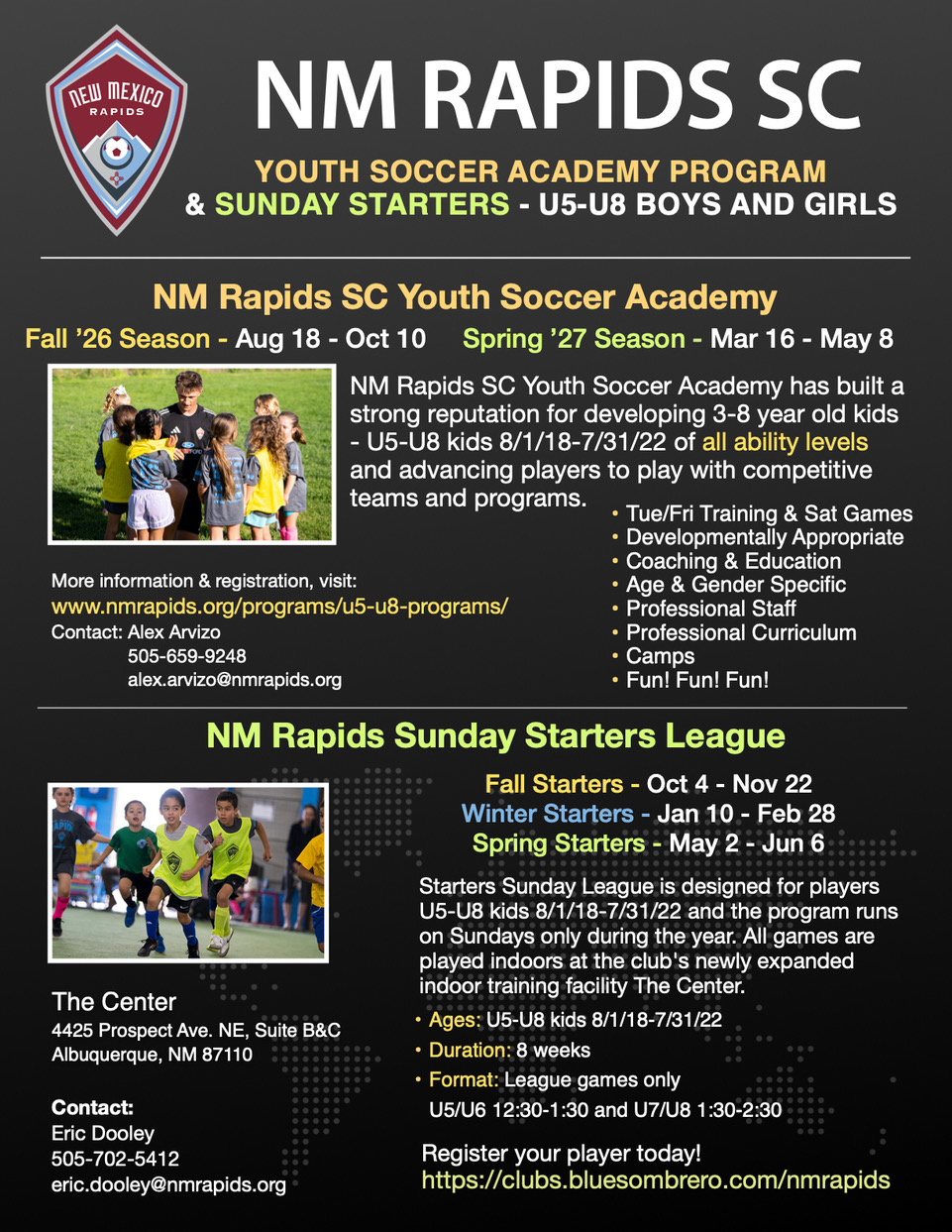 NMRSC Youth Academy Starters Flyer 041826 1